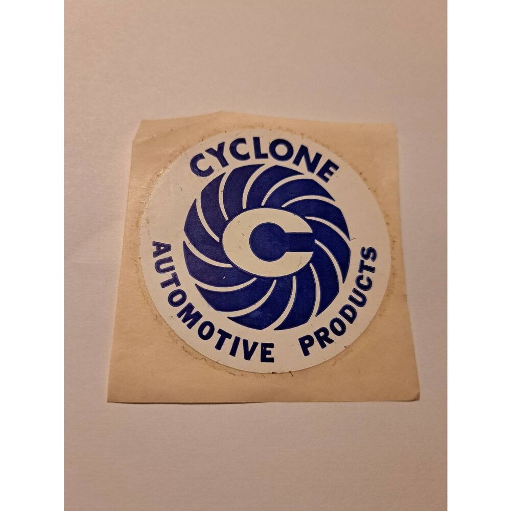 Vintage Original Cyclone Automotive Products Tooheys Auto Car Decal Sticker